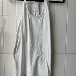 Lululemon Athletica White Relaxed Tank Top